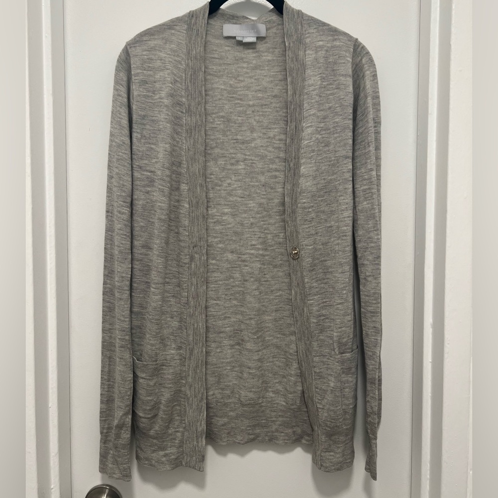 Vintage Alexander Wang Long Cashmere Cardigan Grey Size S